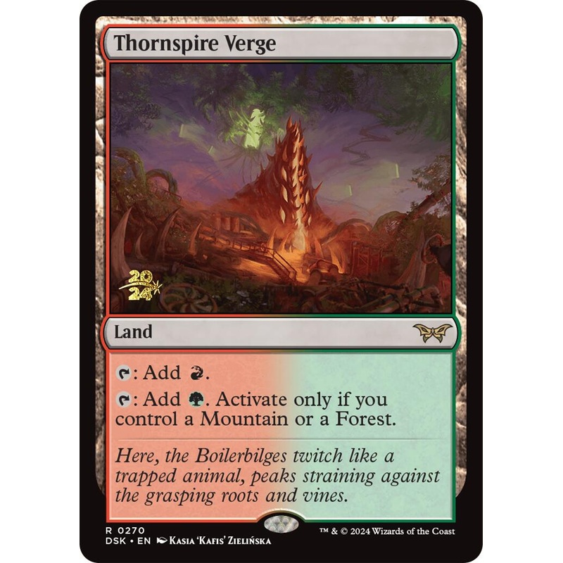 Thornspire Verge [Duskmourn: House of Horror Prerelease Promos]