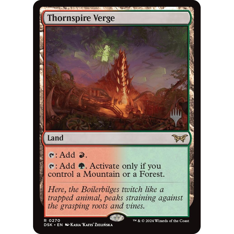 Thornspire Verge (Promo Pack) [Duskmourn: House of Horror Promos]