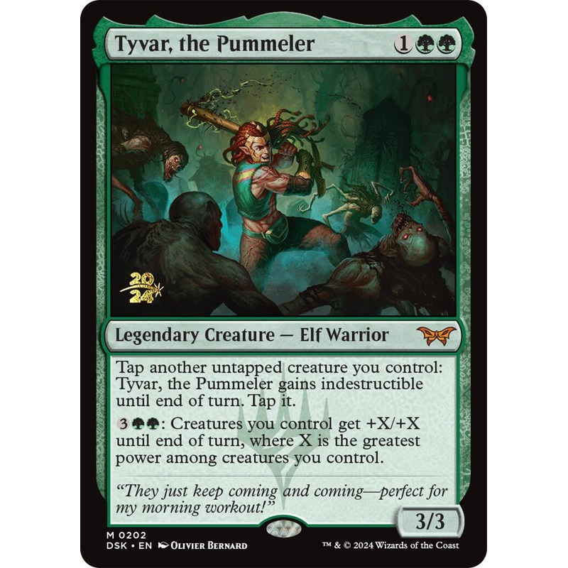 Tyvar, the Pummeler [Duskmourn: House of Horror Prerelease Promos]