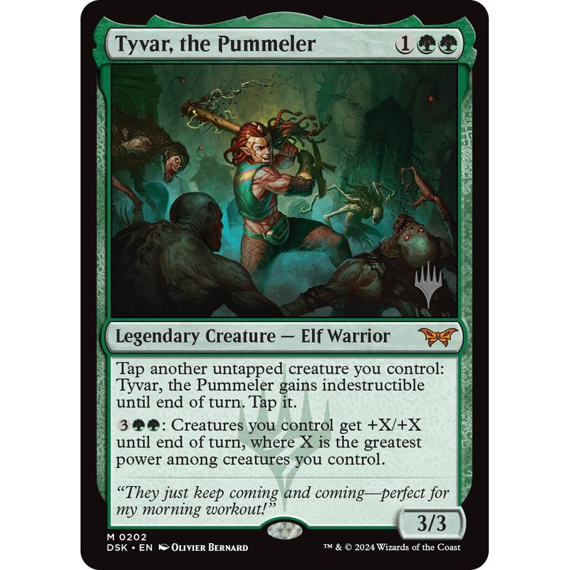 Tyvar, the Pummeler (Promo Pack) [Duskmourn: House of Horror Promos]