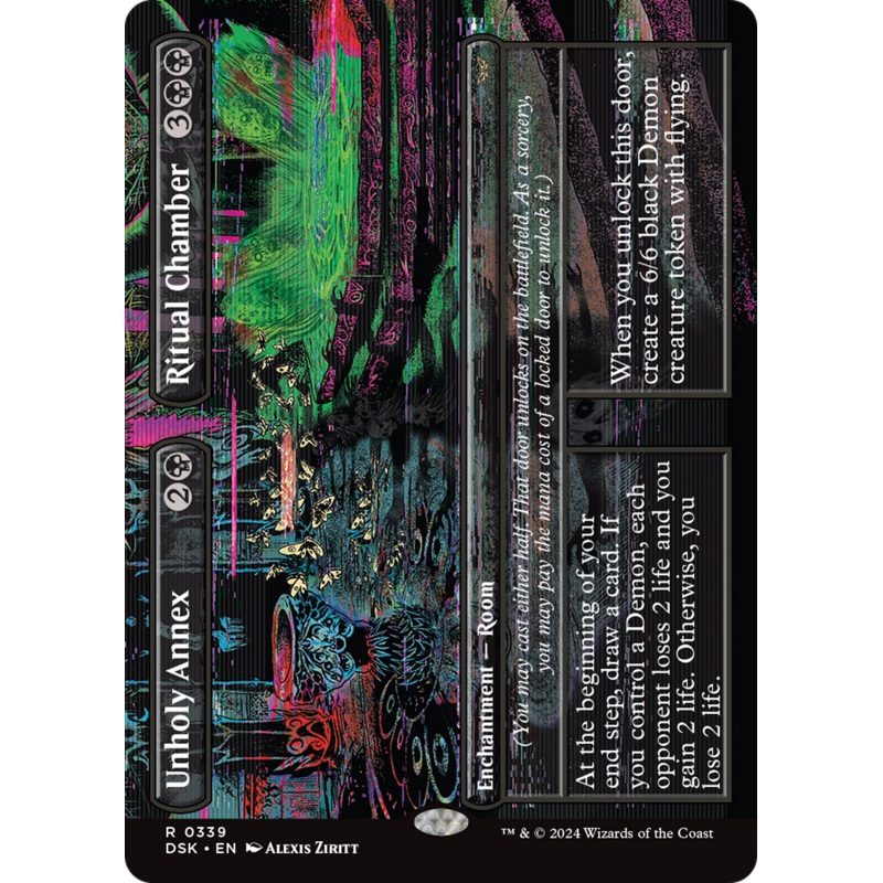 Unholy Annex // Ritual Chamber (Borderless) [Duskmourn: House of Horror]