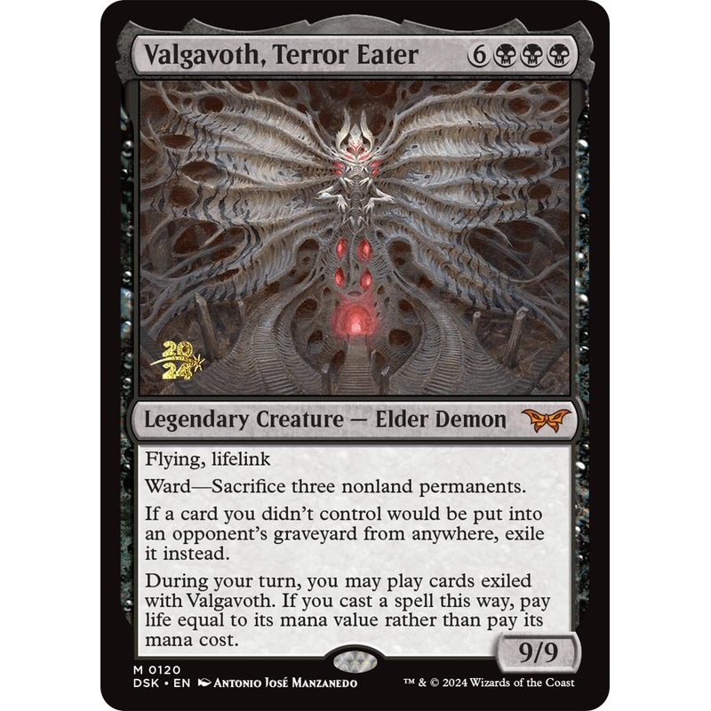 Valgavoth, Terror Eater [Duskmourn: House of Horror Prerelease Promos]