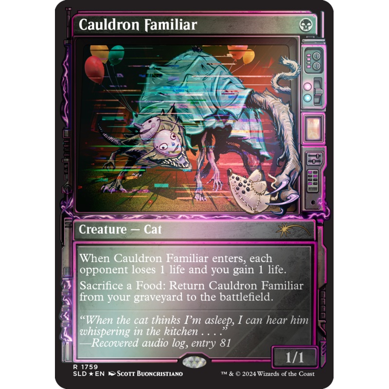 Cauldron Familiar (Rainbow Foil) [Secret Lair Drop Series]