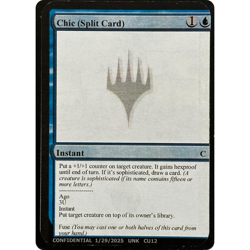Chic (Split Card) [Unknown Event]