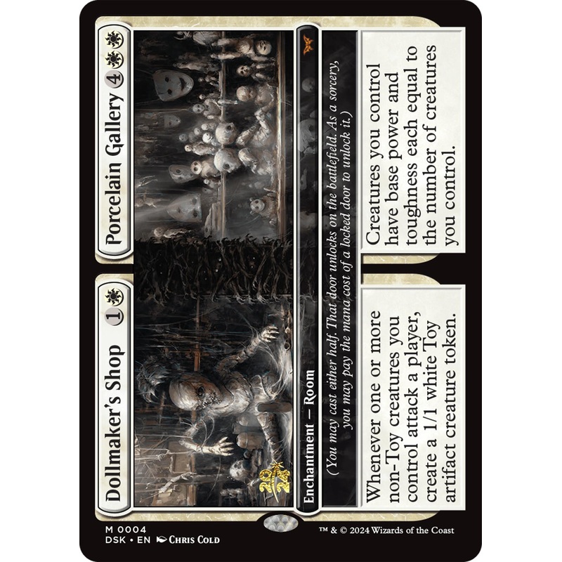 Dollmaker's Shop // Porcelain Gallery [Duskmourn: House of Horror Prerelease Promos]