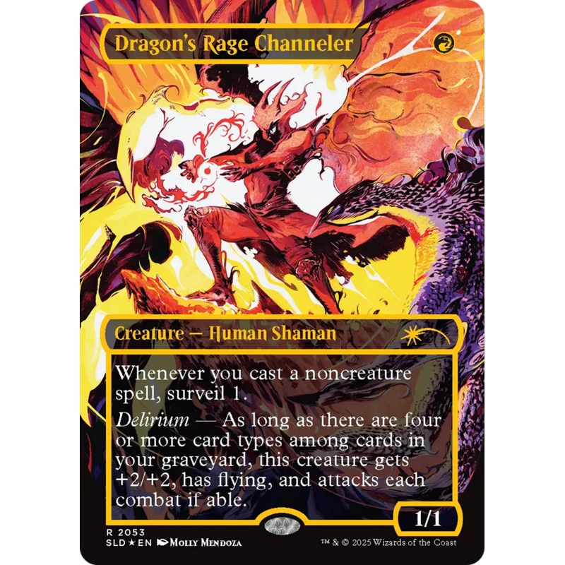 Dragon's Rage Channeler (2053) (Raised Foil) [Secret Lair Drop Series]