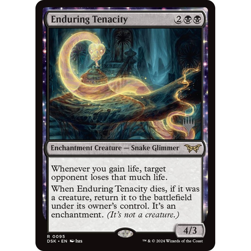 Enduring Tenacity (Promo Pack) [Duskmourn: House of Horror Promos]