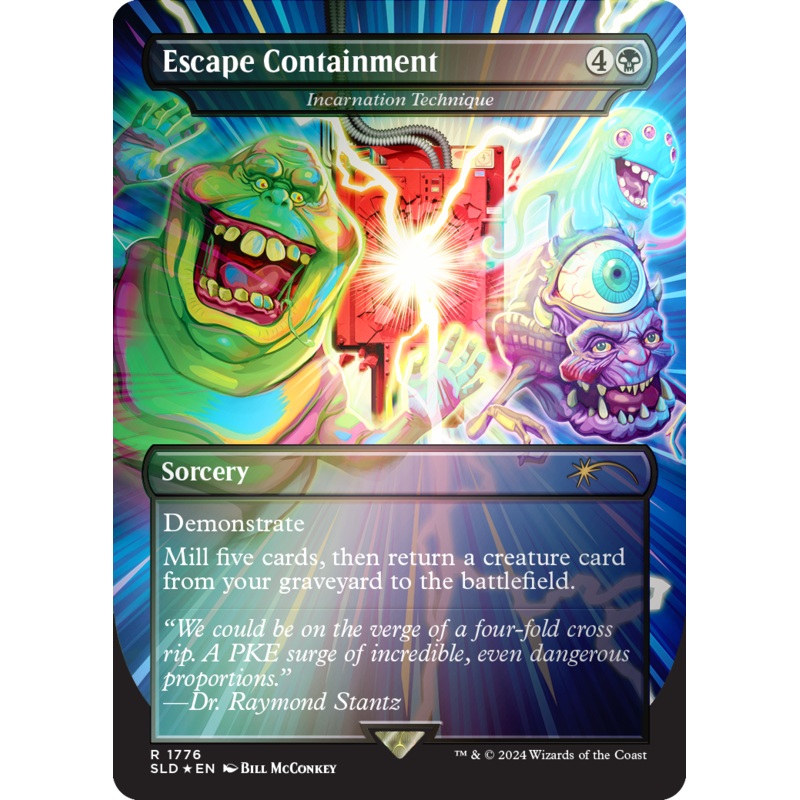 Escape Containment - Incarnation Technique (Rainbow Foil) [Secret Lair Drop Series]