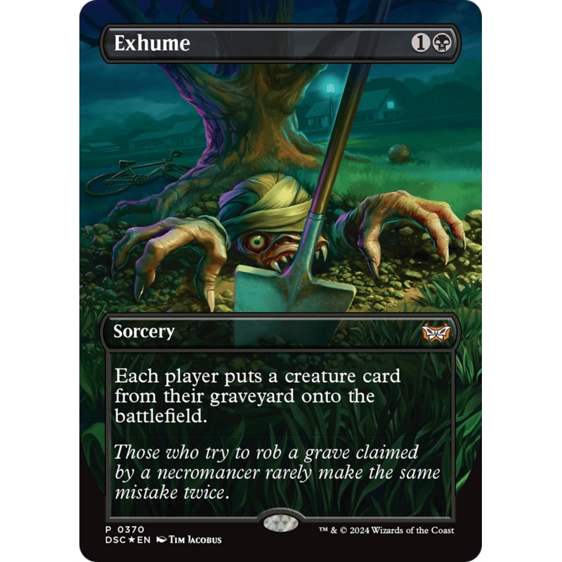 Exhume (Borderless) [Duskmourn: House of Horror Commander]