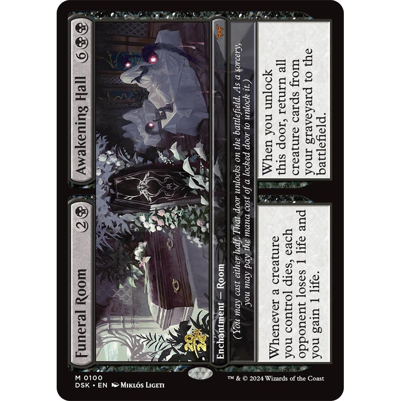 Funeral Room // Awakening Hall [Duskmourn: House of Horror Prerelease Promos]