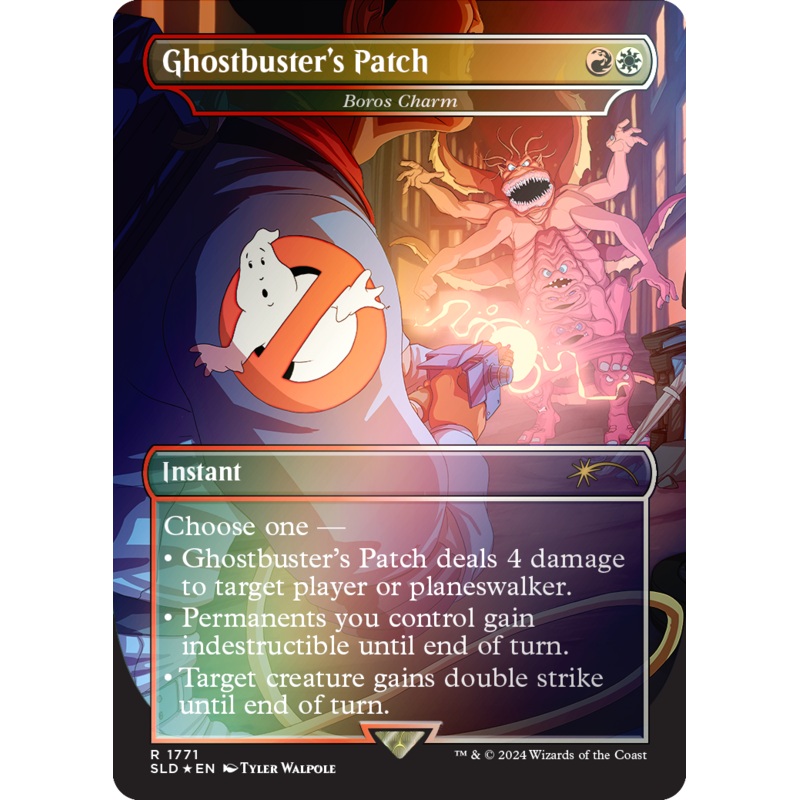Ghostbuster's Patch - Boros Charm (Rainbow Foil) [Secret Lair Drop Series]