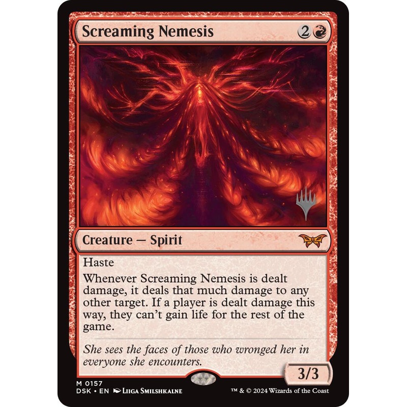 Screaming Nemesis (Promo Pack) [Duskmourn: House of Horror Promos]