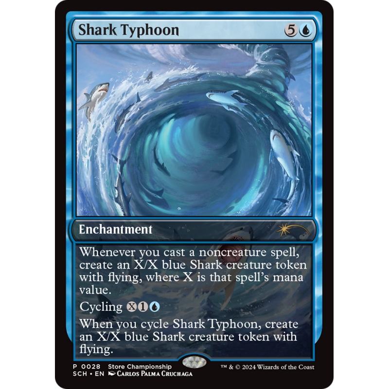 Shark Typhoon (Store Championship) [Bloomburrow Promos]