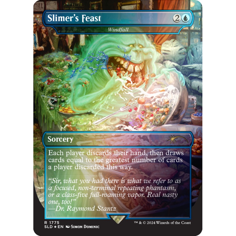 Slimer's Feast - Windfall (Rainbow Foil) [Secret Lair Drop Series]