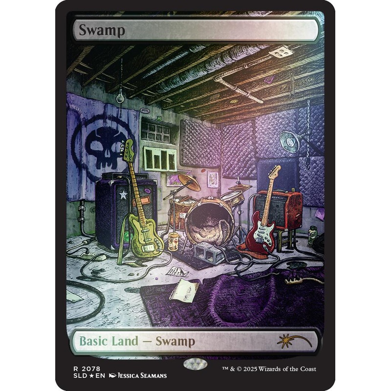 Swamp (2078) (Rainbow Foil) [Secret Lair Drop Series]