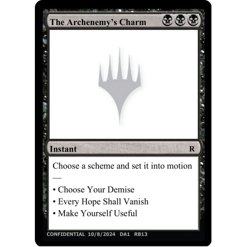 The Archenemy's Charm [Unknown Event]