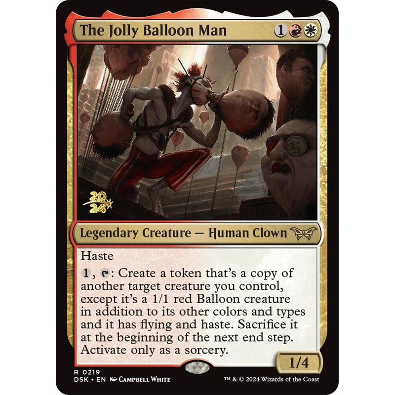 The Jolly Balloon Man [Duskmourn: House of Horror Prerelease Promos]