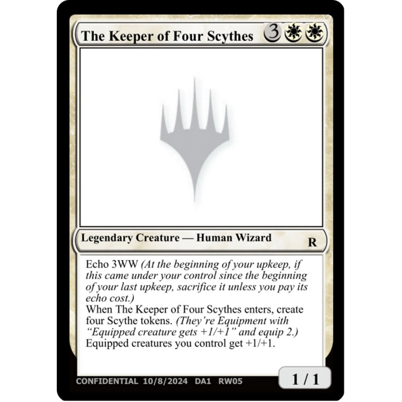 The Keeper of Four Scythes [Unknown Event]