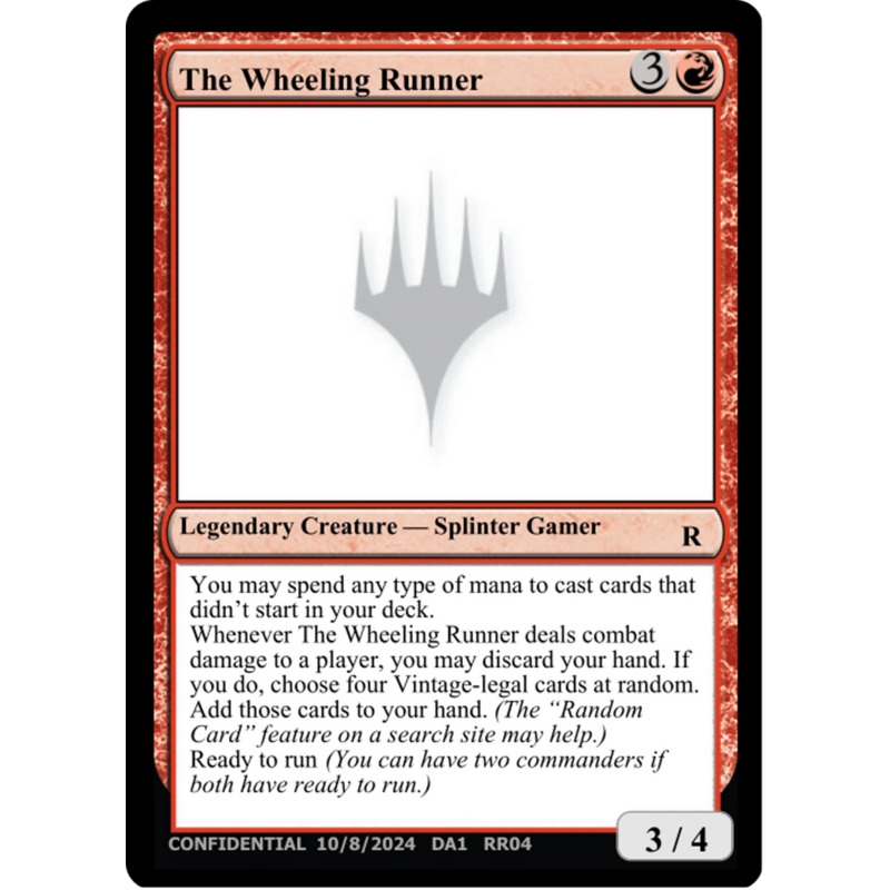 The Wheeling Runner [Unknown Event]