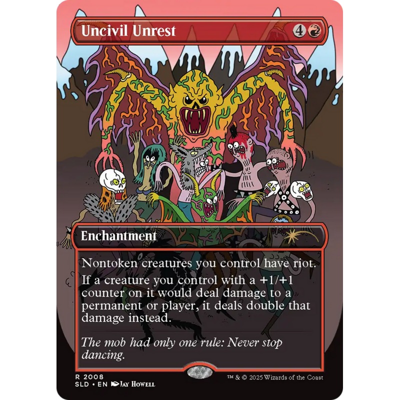Uncivil Unrest (Rainbow Foil) [Secret Lair Drop Series]