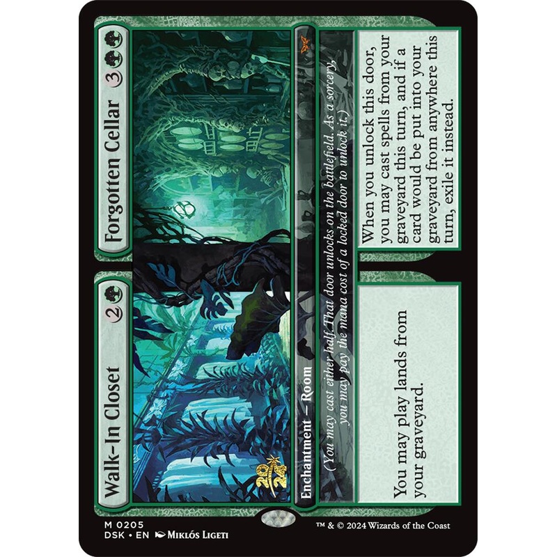 Walk-In Closet // Forgotten Cellar [Duskmourn: House of Horror Prerelease Promos]