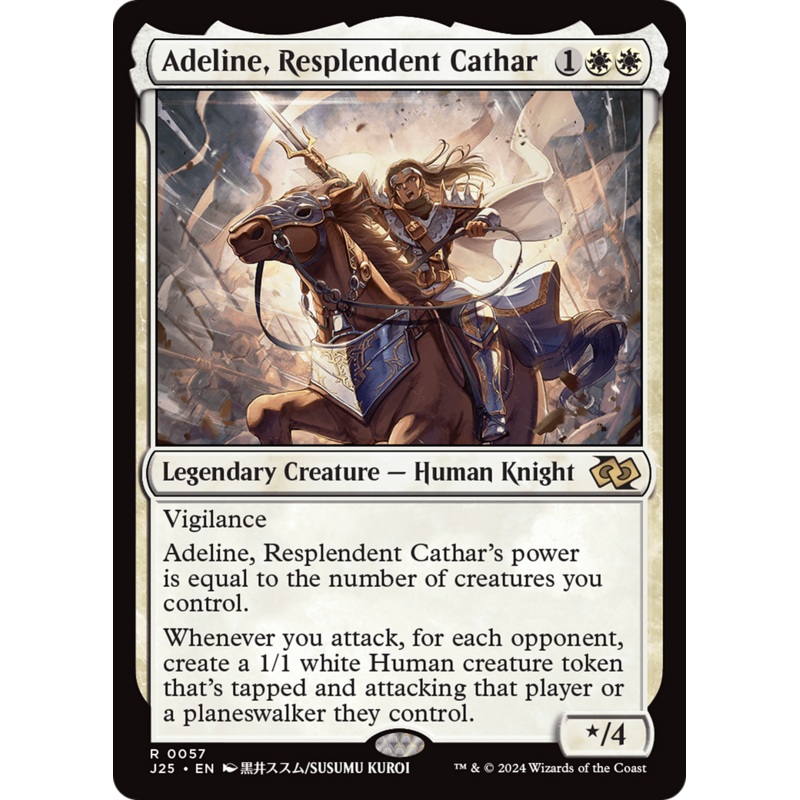 Adeline, Resplendent Cathar (Anime) [Foundations Jumpstart]
