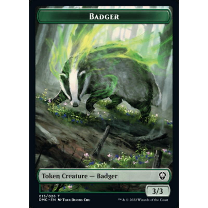 Badger Token [Dominaria United Commander Tokens]