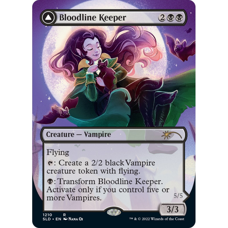Bloodline Keeper // Lord of Lineage (Display Commander) (Borderless) [Secret Lair: From Cute to Brute]