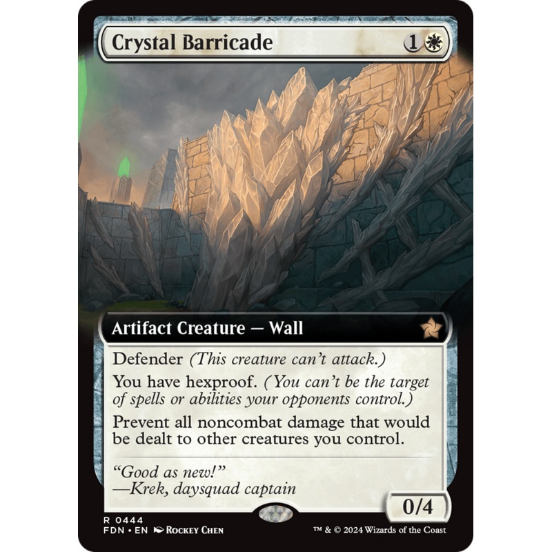 Crystal Barricade (Extended Art) [Foundations]
