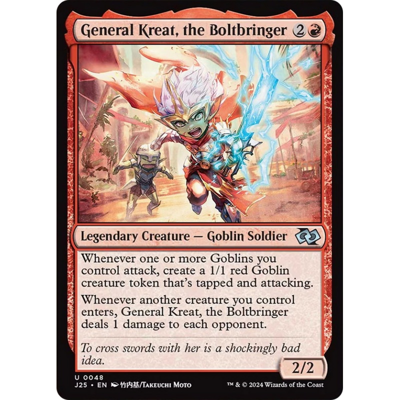 General Kreat, the Boltbringer (Anime) [Foundations Jumpstart]