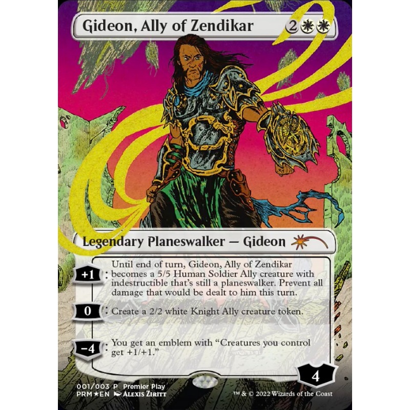 Gideon, Ally of Zendikar (Borderless) [Regional Championship Qualifiers 2022]