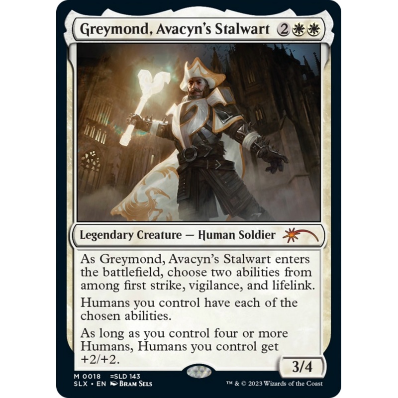 Greymond, Avacyn's Stalwart [Secret Lair: Universes Within]