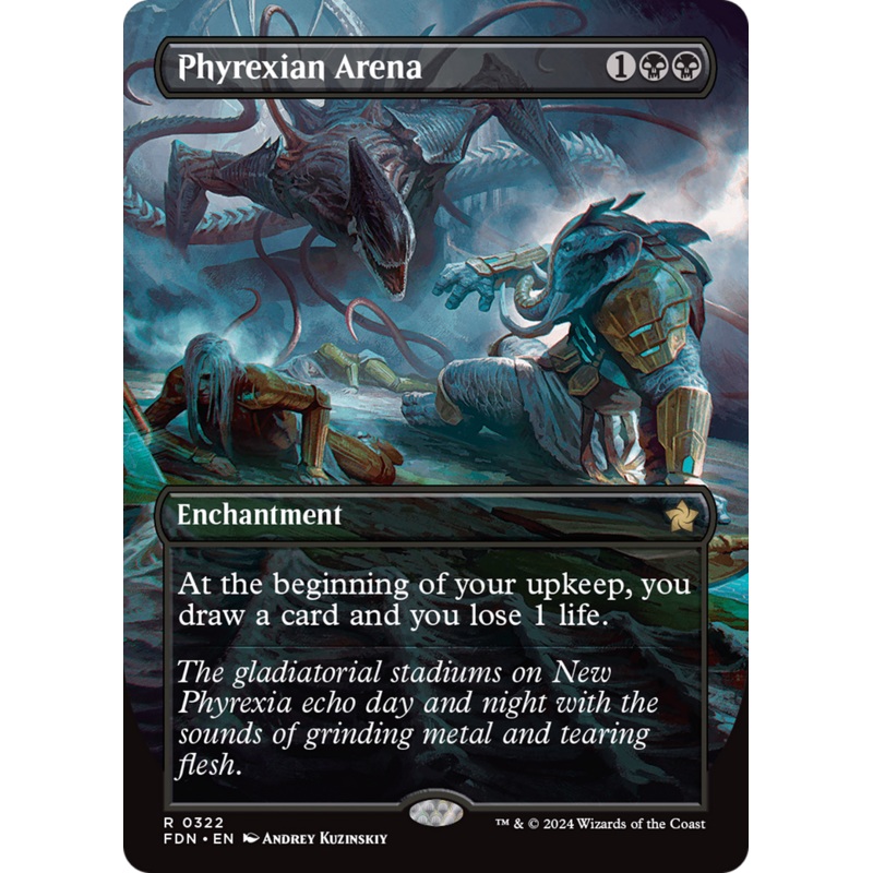 Phyrexian Arena (Borderless) [Foundations]