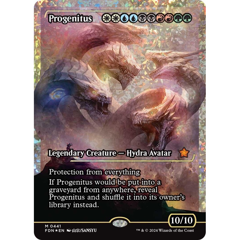 Progenitus (Showcase) (Fracture Foil) [Foundations]
