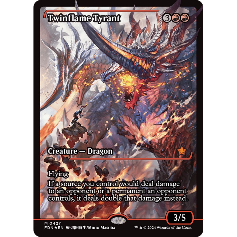 Twinflame Tyrant (Showcase) [Foundations]