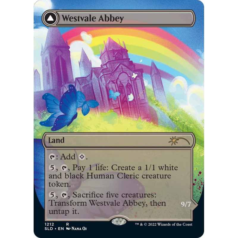 Westvale Abbey // Ormendahl, Profane Prince (Display Commander) (Borderless) [Secret Lair: From Cute to Brute]