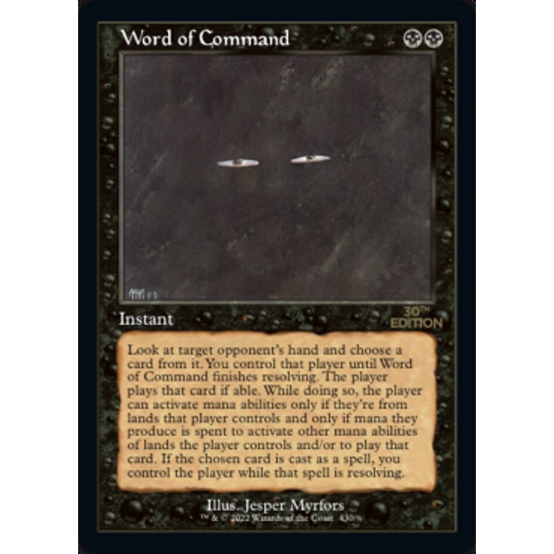 Word of Command (Retro) [30th Anniversary Edition]