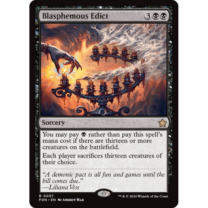 Blasphemous Edict [Foundations]