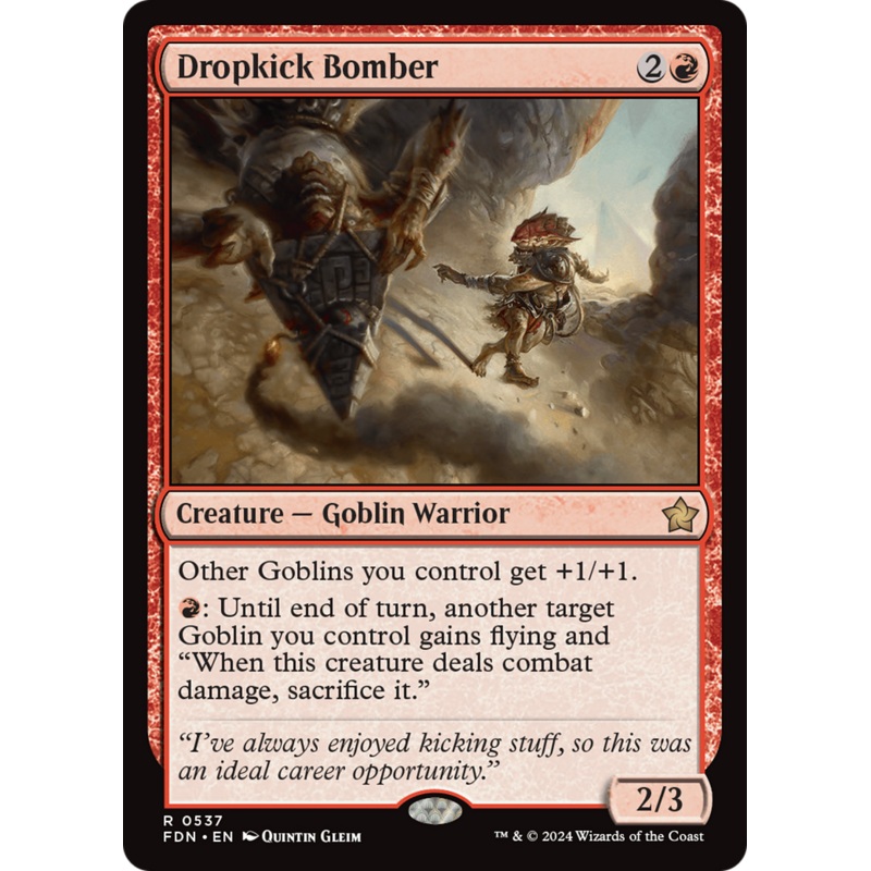 Dropkick Bomber [Foundations]
