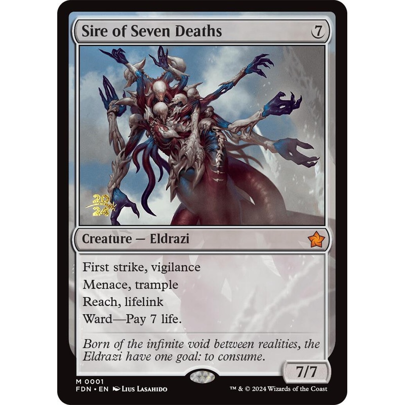 Sire of Seven Deaths [Foundations Prerelease Promos]