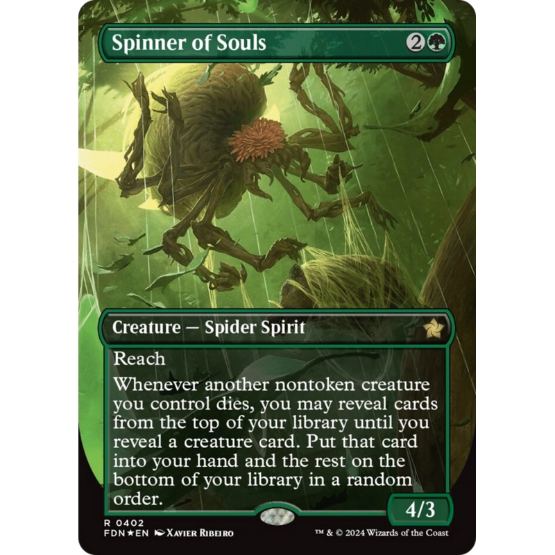 Spinner of Souls (Borderless) (Mana Foil) [Foundations]