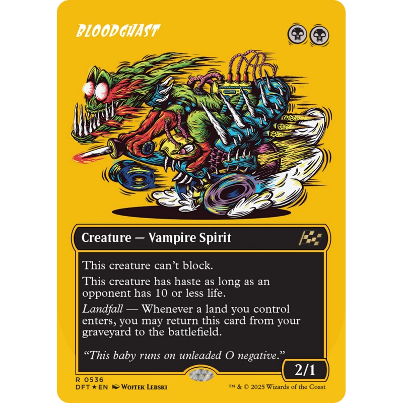Bloodghast (Borderless) (First-Place Foil) [Aetherdrift]
