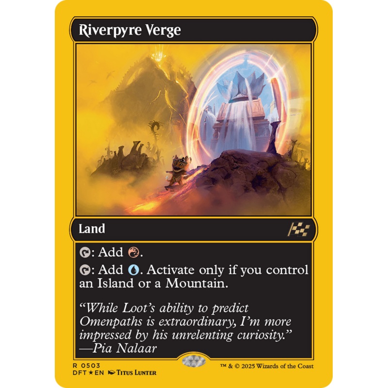 Riverpyre Verge (First-Place Foil) [Aetherdrift]
