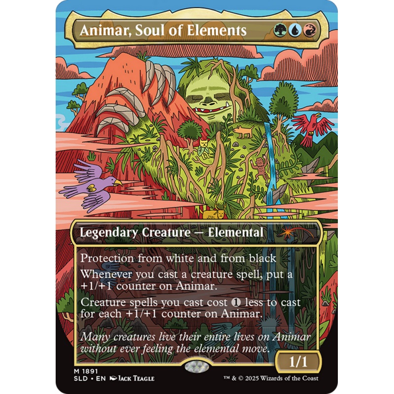 Animar, Soul of Elements (Rainbow Foil) [Secret Lair Drop Series]
