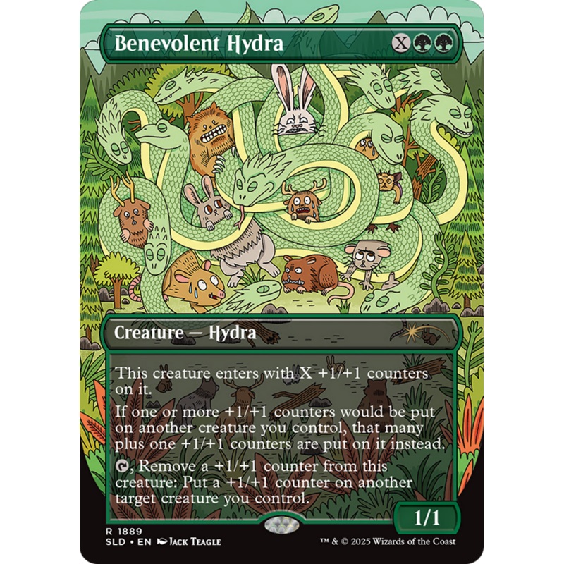 Benevolent Hydra (Rainbow Foil) [Secret Lair Drop Series]
