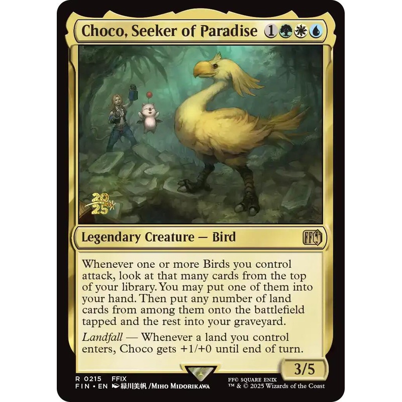 Choco, Seeker of Paradise [FINAL FANTASY Prerelease Promo]
