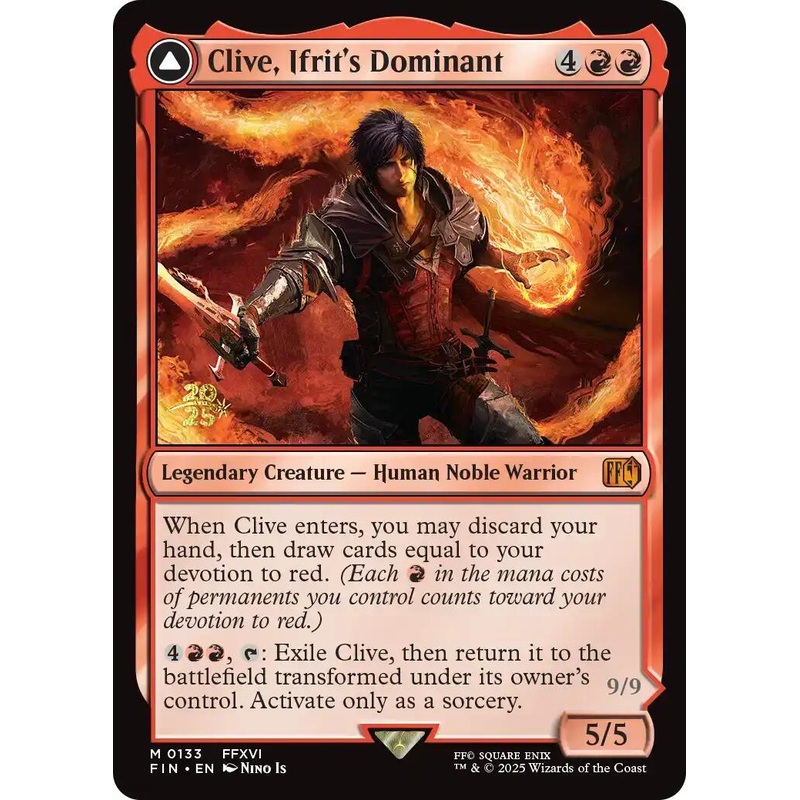 Clive, Ifrit's Dominant [FINAL FANTASY Prerelease Promo]