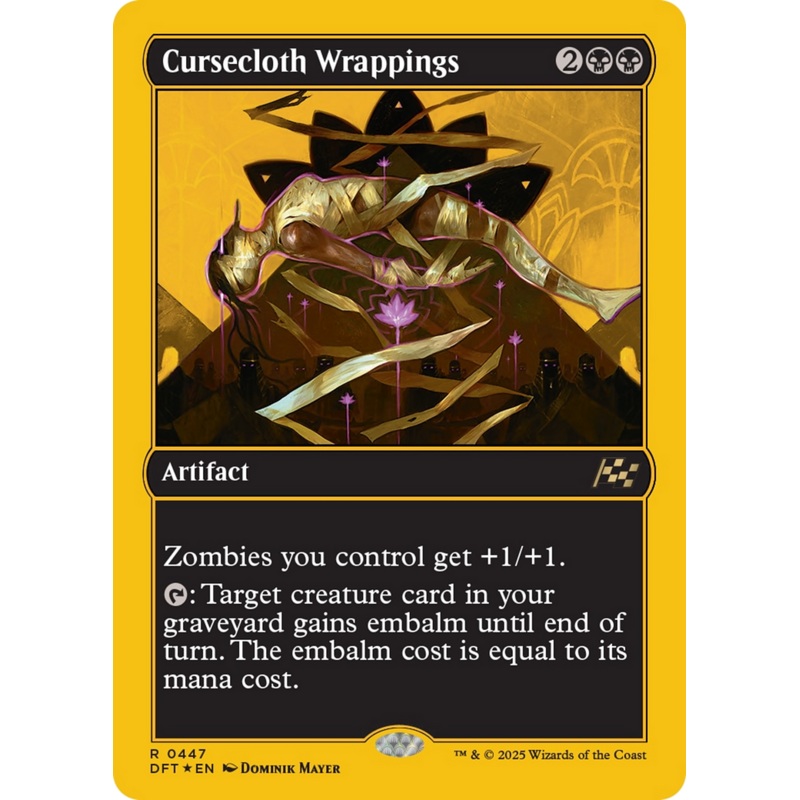 Cursecloth Wrappings (First-Place Foil) [Aetherdrift]