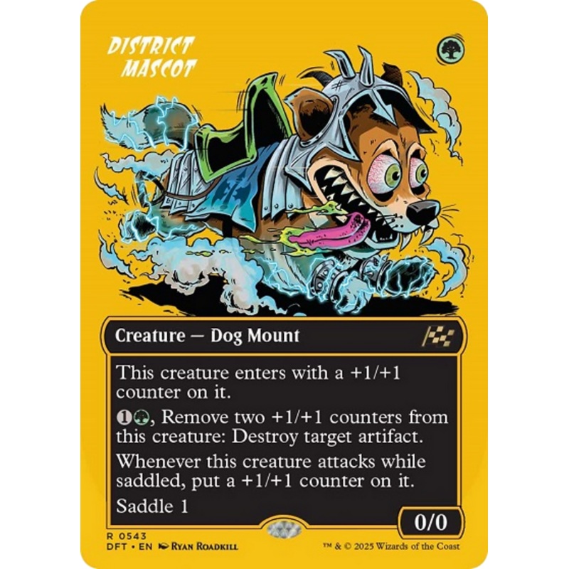 District Mascot (Borderless) (First-Place Foil) [Aetherdrift]