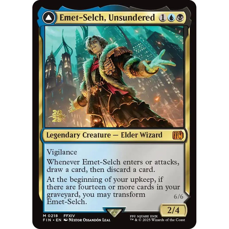 Emet-Selch, Unsundered // Hades, Sorcerer of Eld [FINAL FANTASY Prerelease Promo]